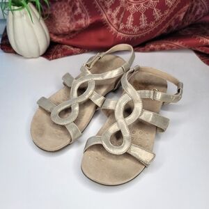 Vionic Jodie Sandals Gold for Women Size 7